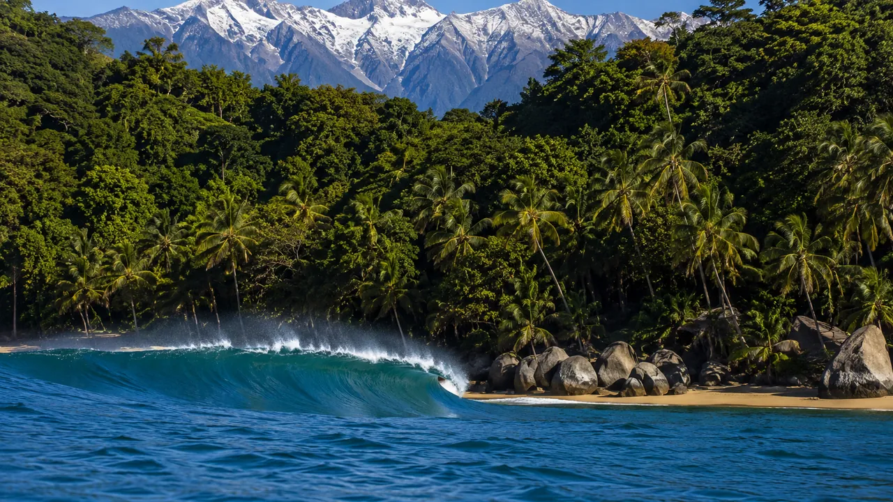 Surfen in Kolumbien